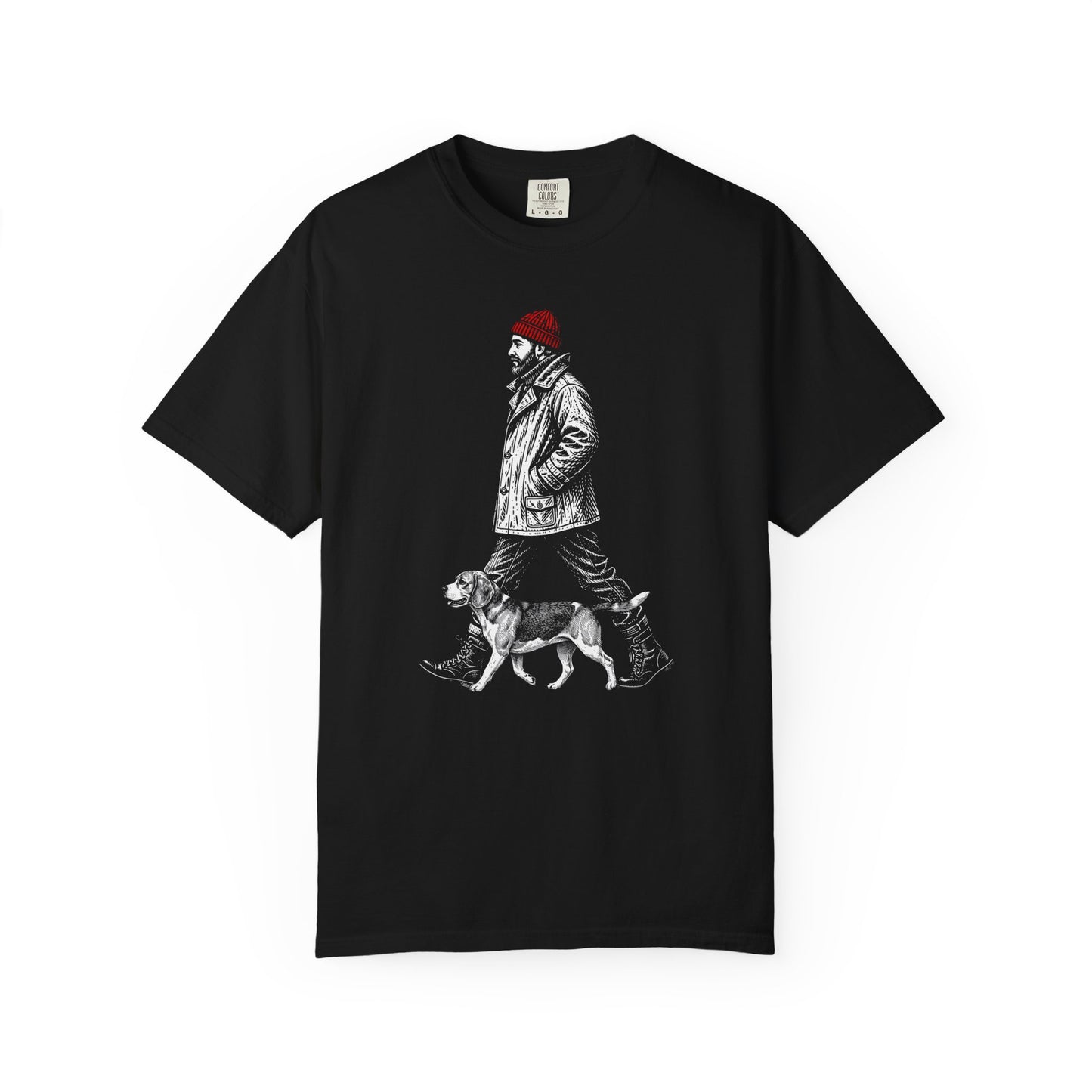 Good Company Vintage Beagle T-Shirt in Black from When Dogs Fly