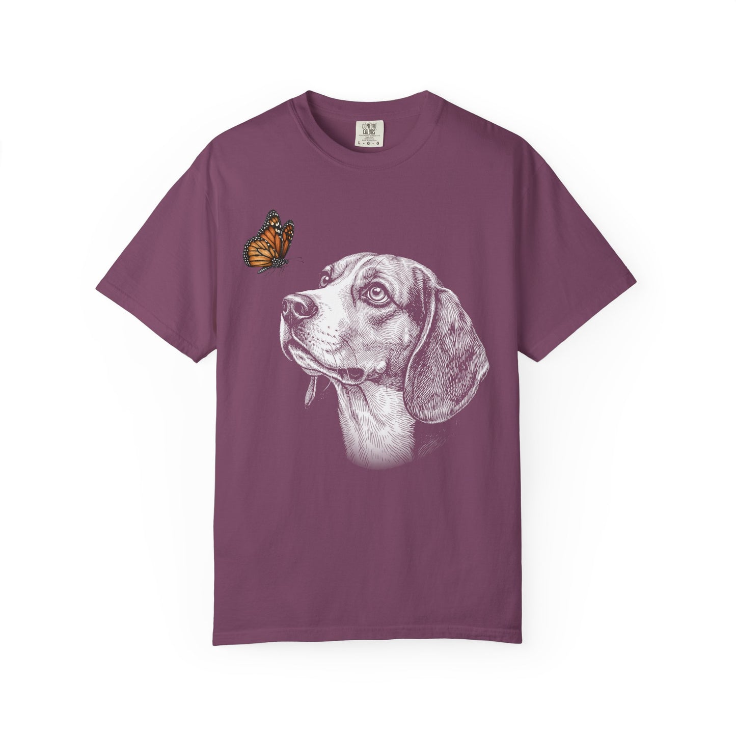Hello Butterfly Beagle T-Shirt