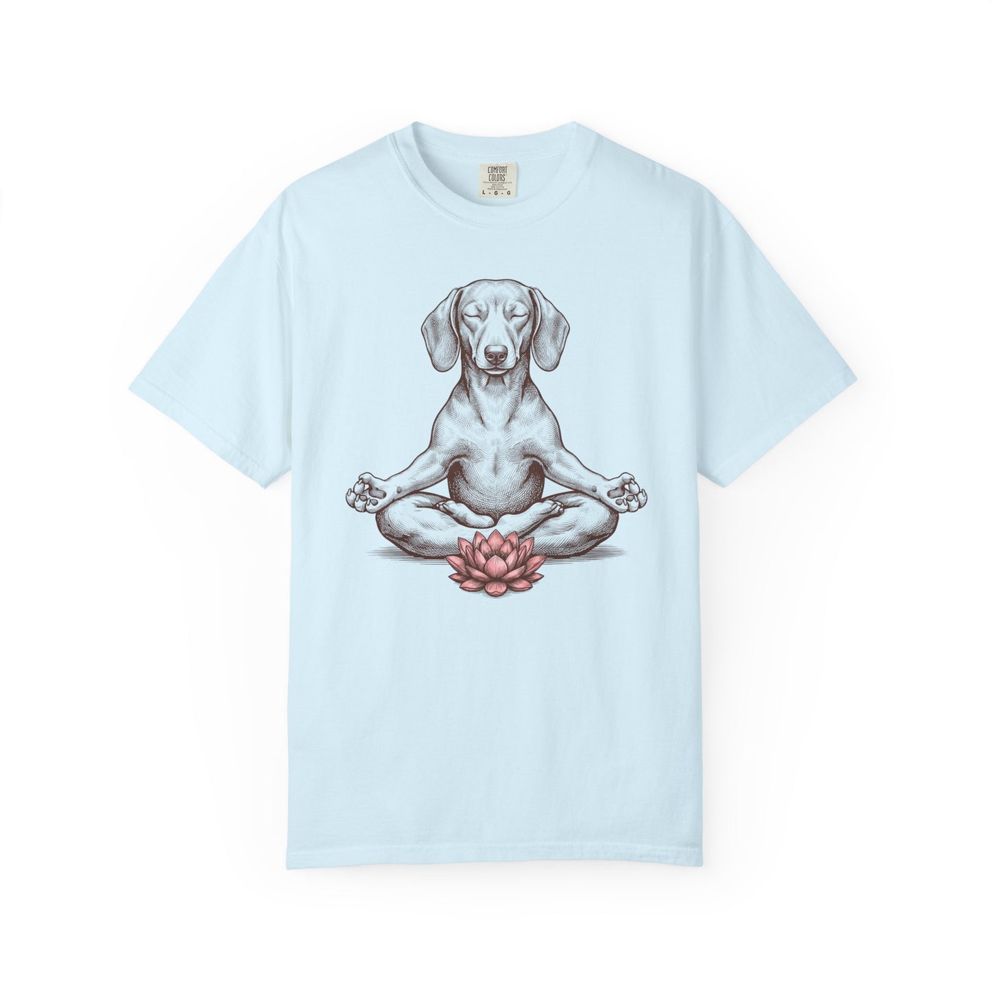 Dachshund State of Mind T-Shirt in Chambray from When Dogs Fly