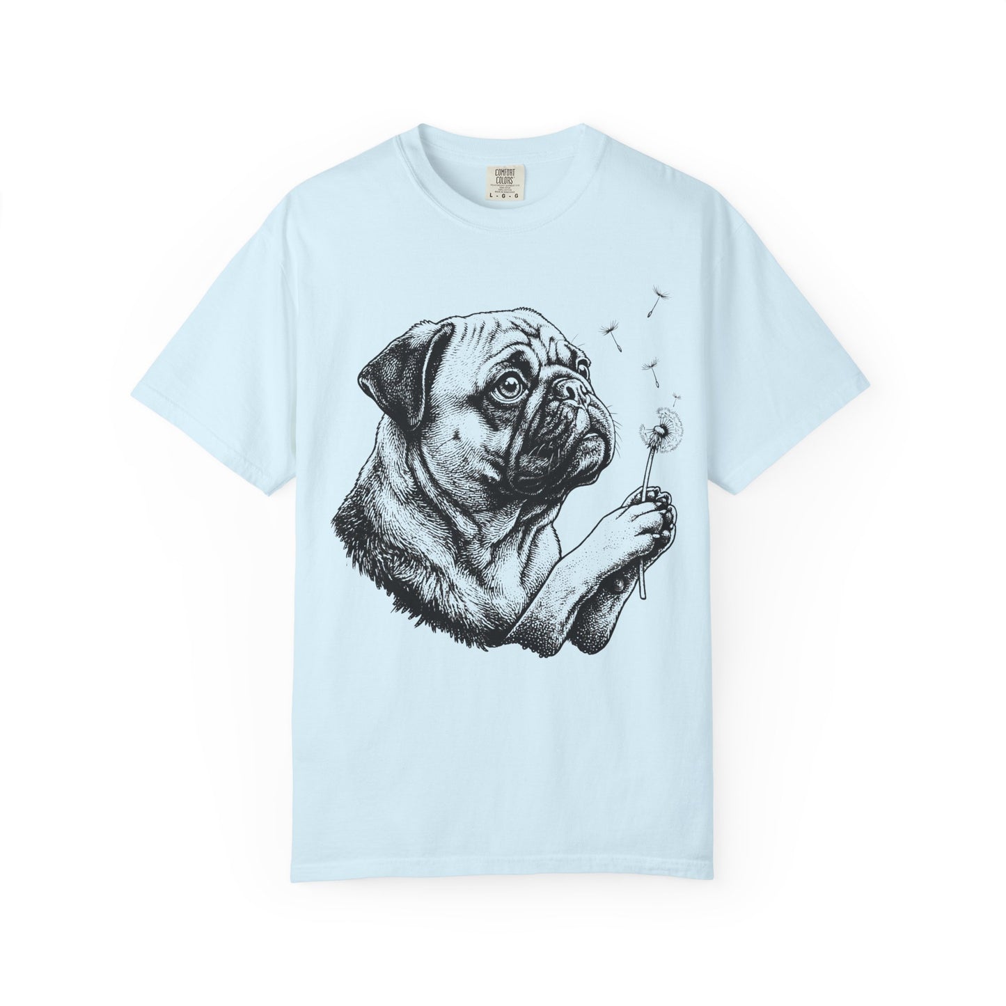 Pug Dandelion Seeds T-Shirt