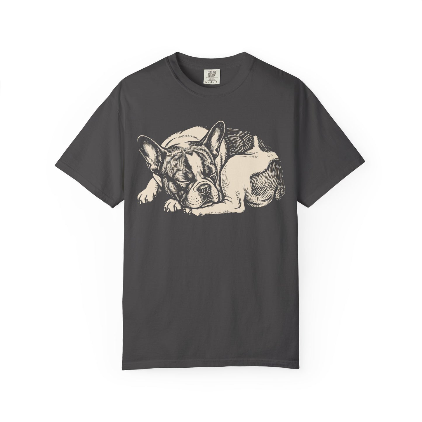 Cozy Nap Time French Bulldog T-Shirt from When Dogs Fly
