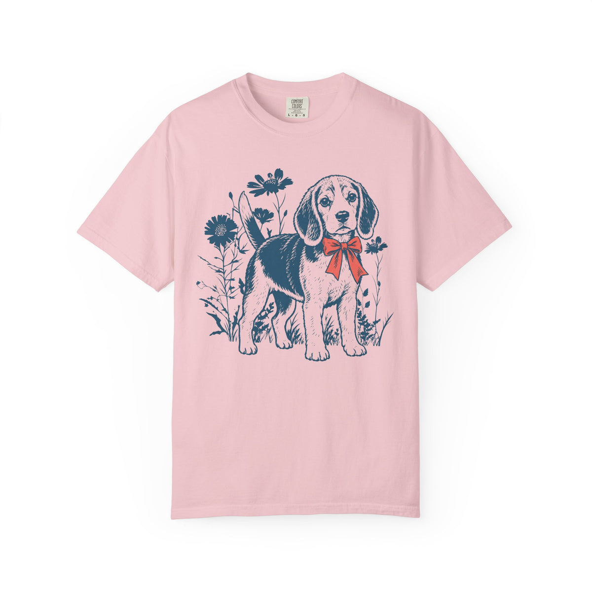 Dogs in Bloom Beagle T-Shirt in Blossom from When Dogs Fly