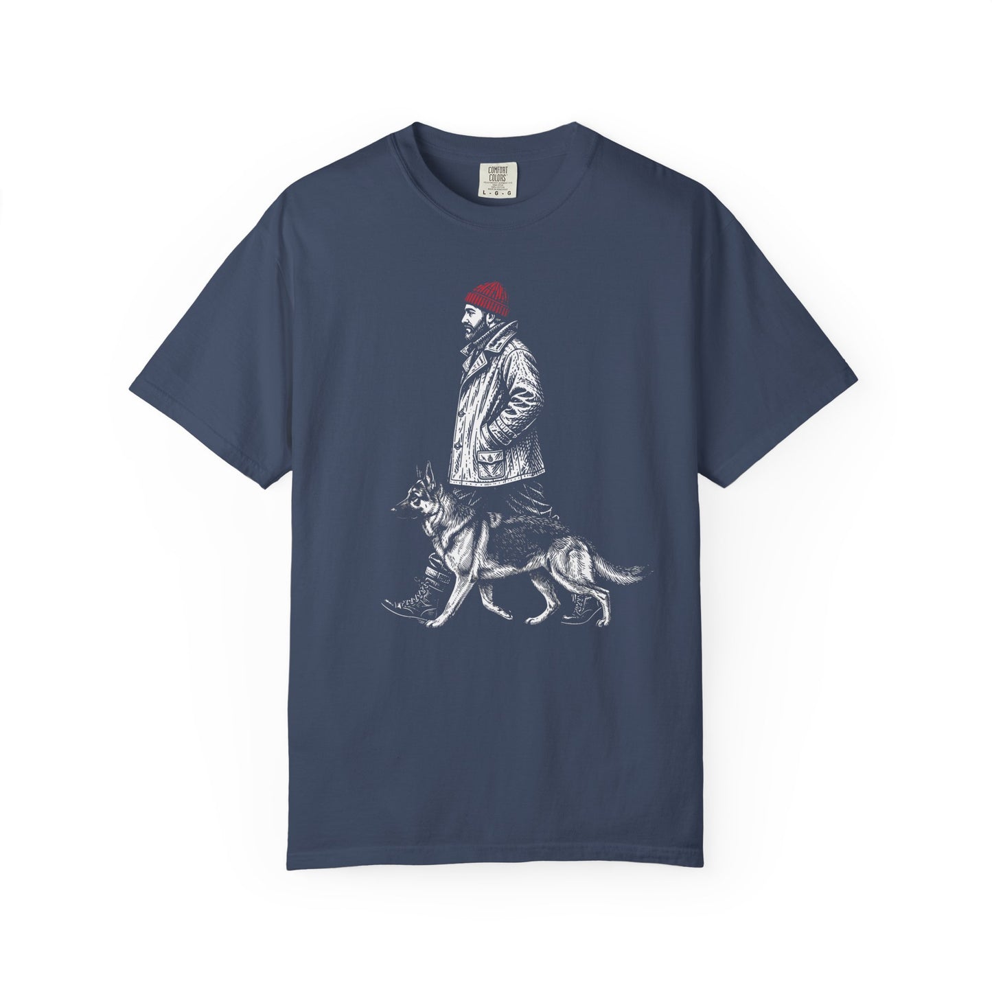 Good Company Vintage German Shepherd T-Shirt in Midnight from When Dogs Fly