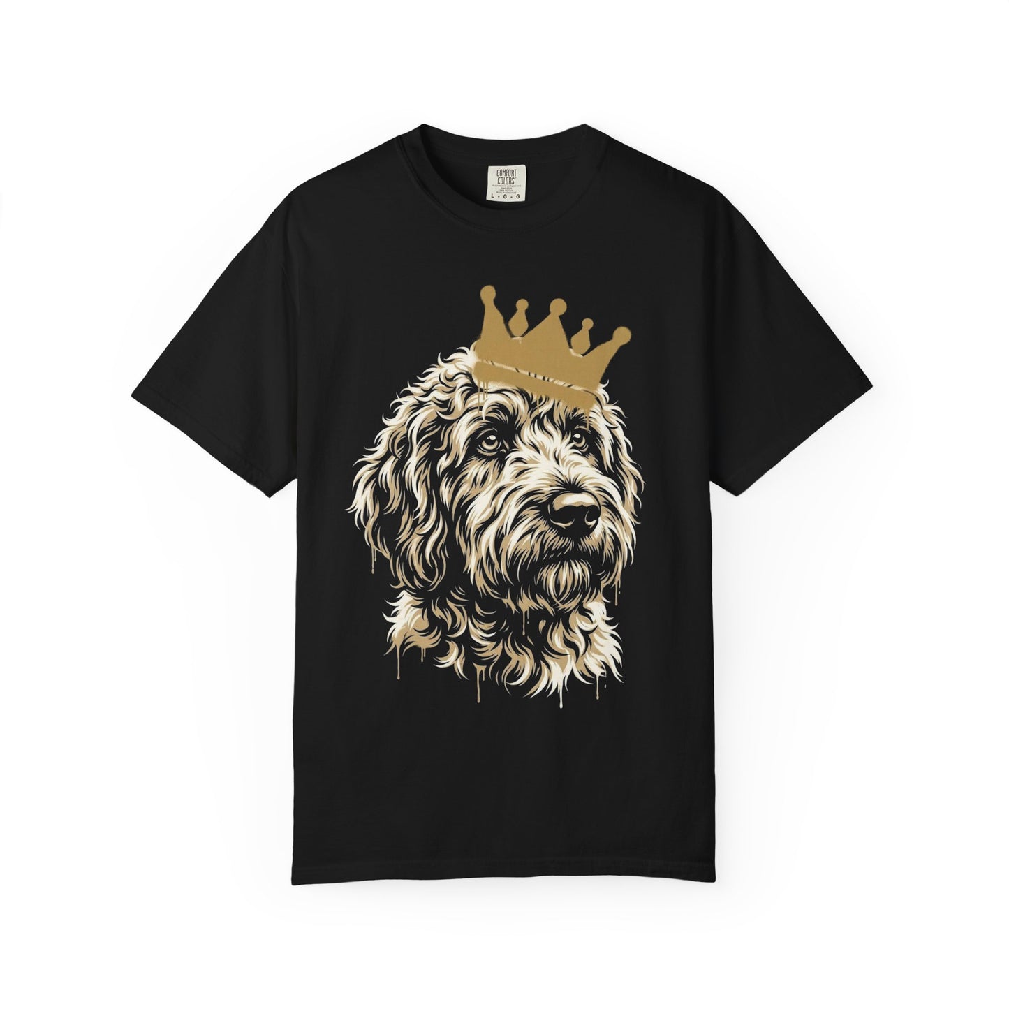Long Live the Labradoodle T-Shirt in Black from When Dogs Fly