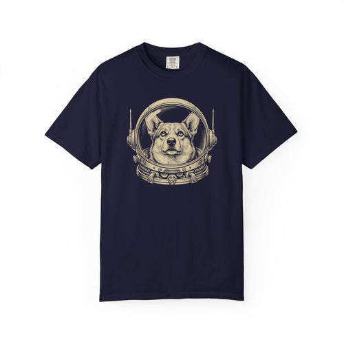 Astronaut Corgi T-Shirt in True Navy from When Dogs Fly