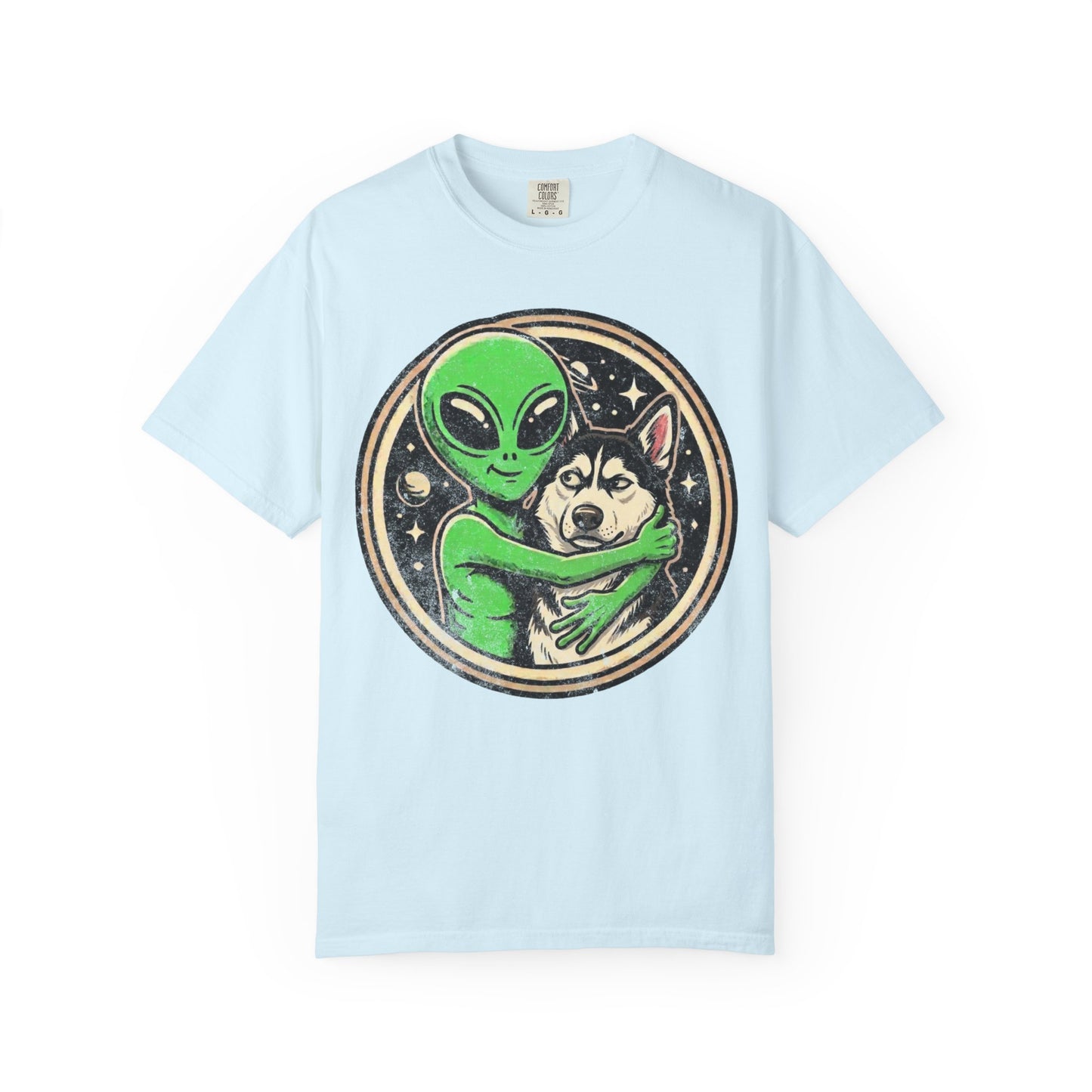 Every Alien Needs a Siberian Husky T-Shirt from When Dogs Fly