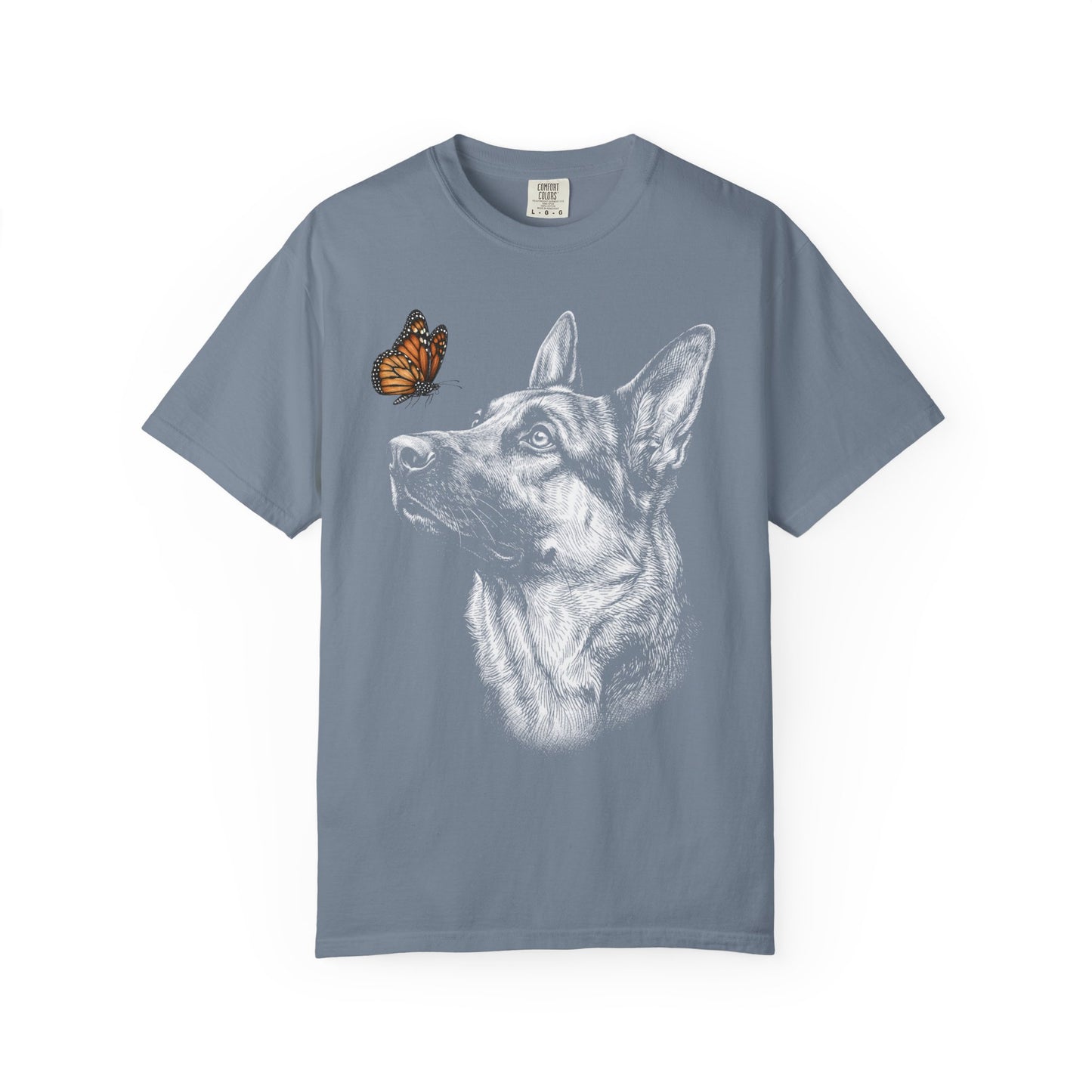 Hello Butterfly German Shepherd T-Shirt