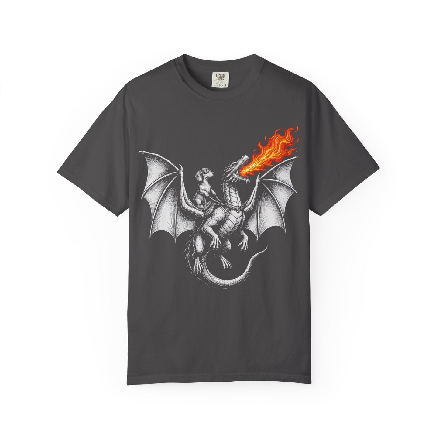 Dragon Riding Dachshund T-Shirt