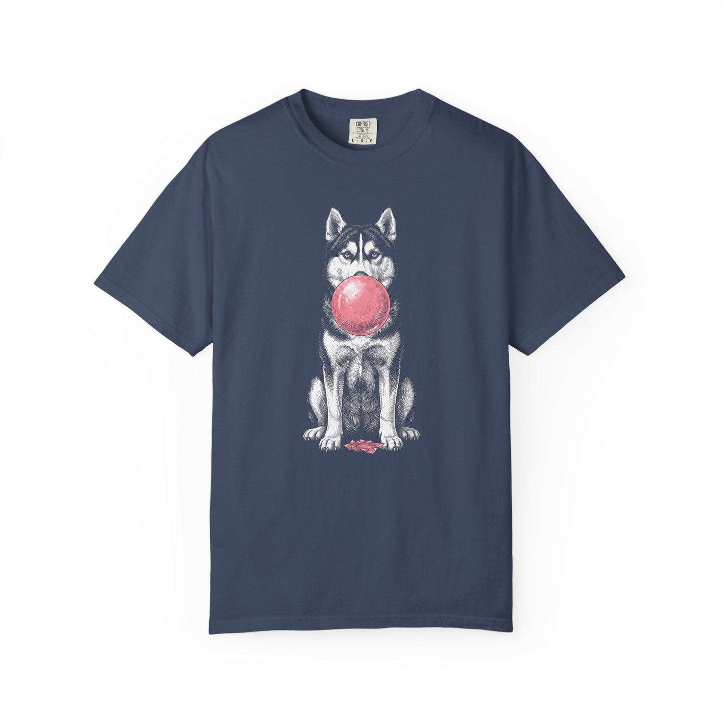 Bubblegum Siberian Husky T-Shirt