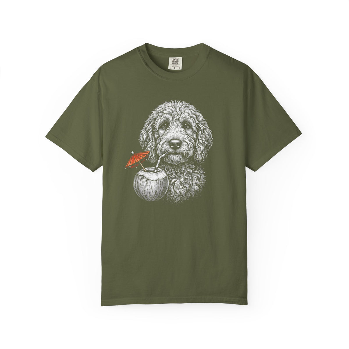 Island Time Doodle T-Shirt in Hemp from When Dogs Fly