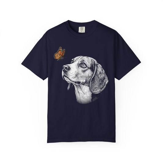 Hello Butterfly Beagle T-Shirt