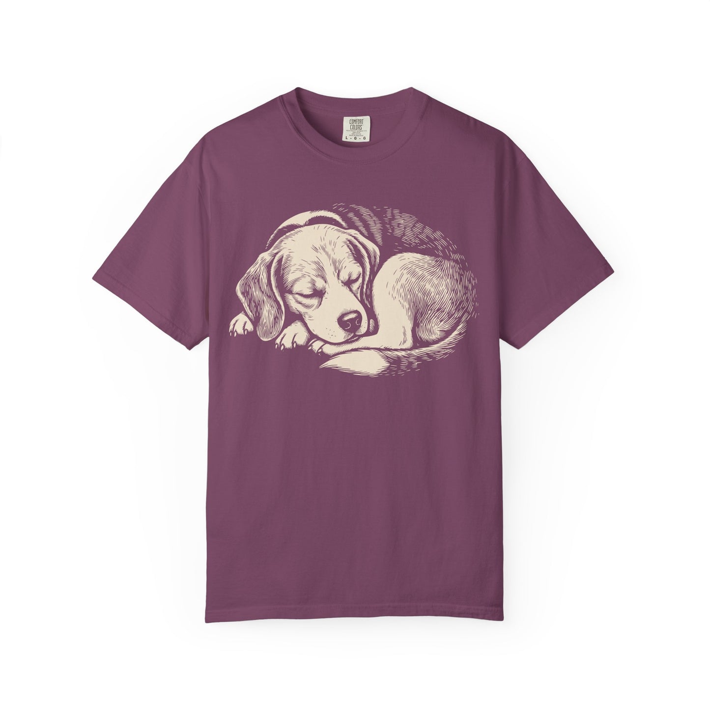 Cozy Nap Time Beagle T-Shirt from When Dogs Fly