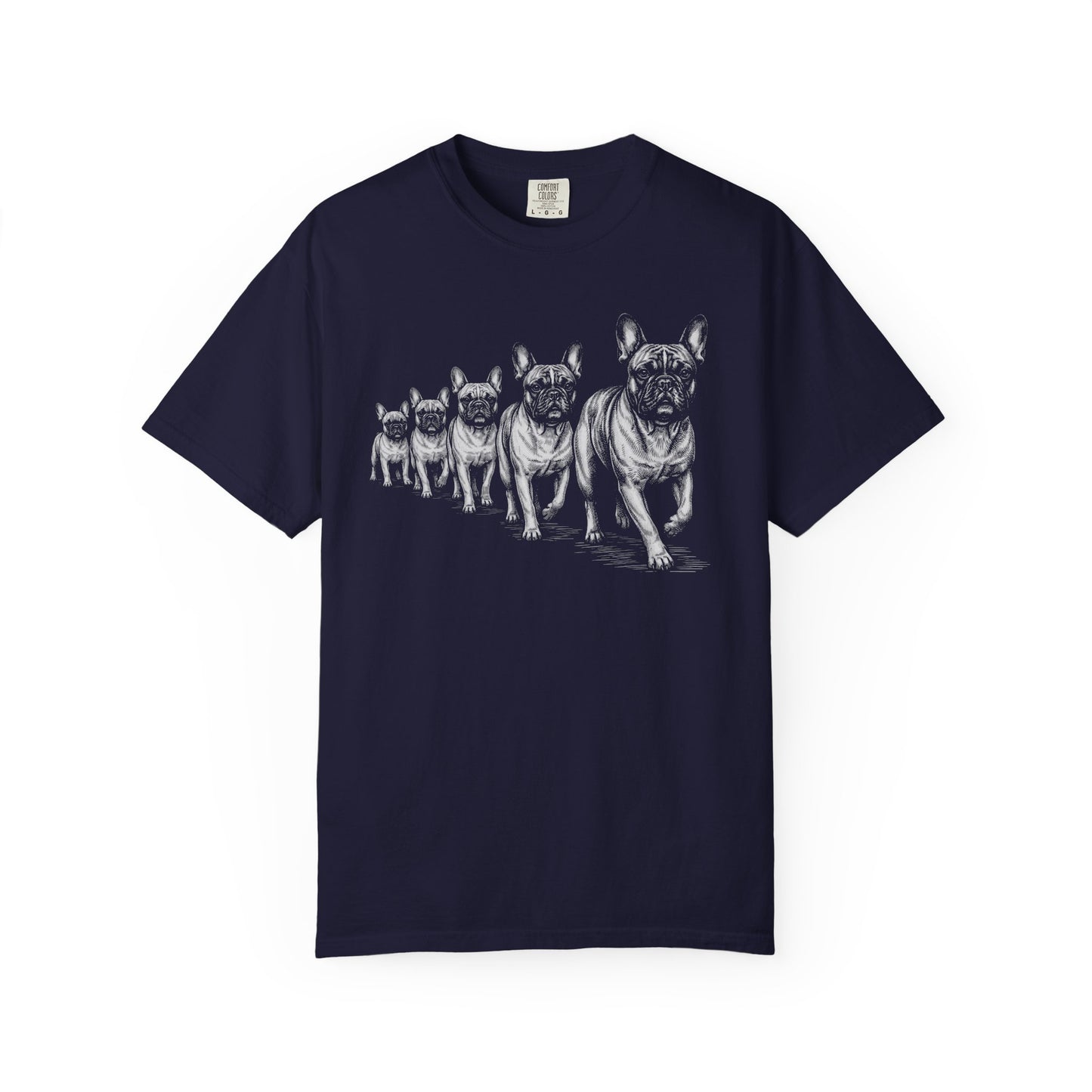 Marching French Bulldogs T-Shirt