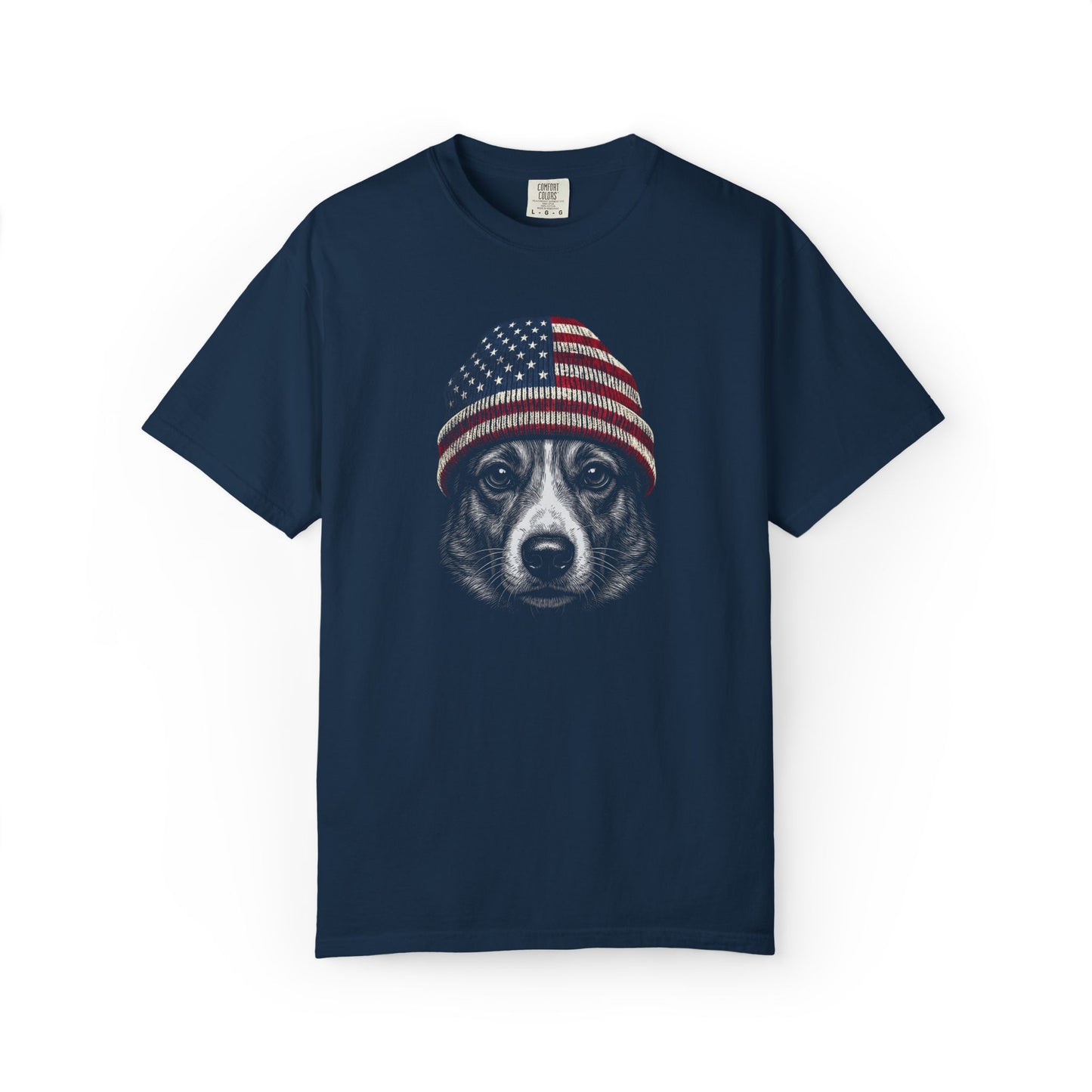 USA Beanie Corgi T-Shirt