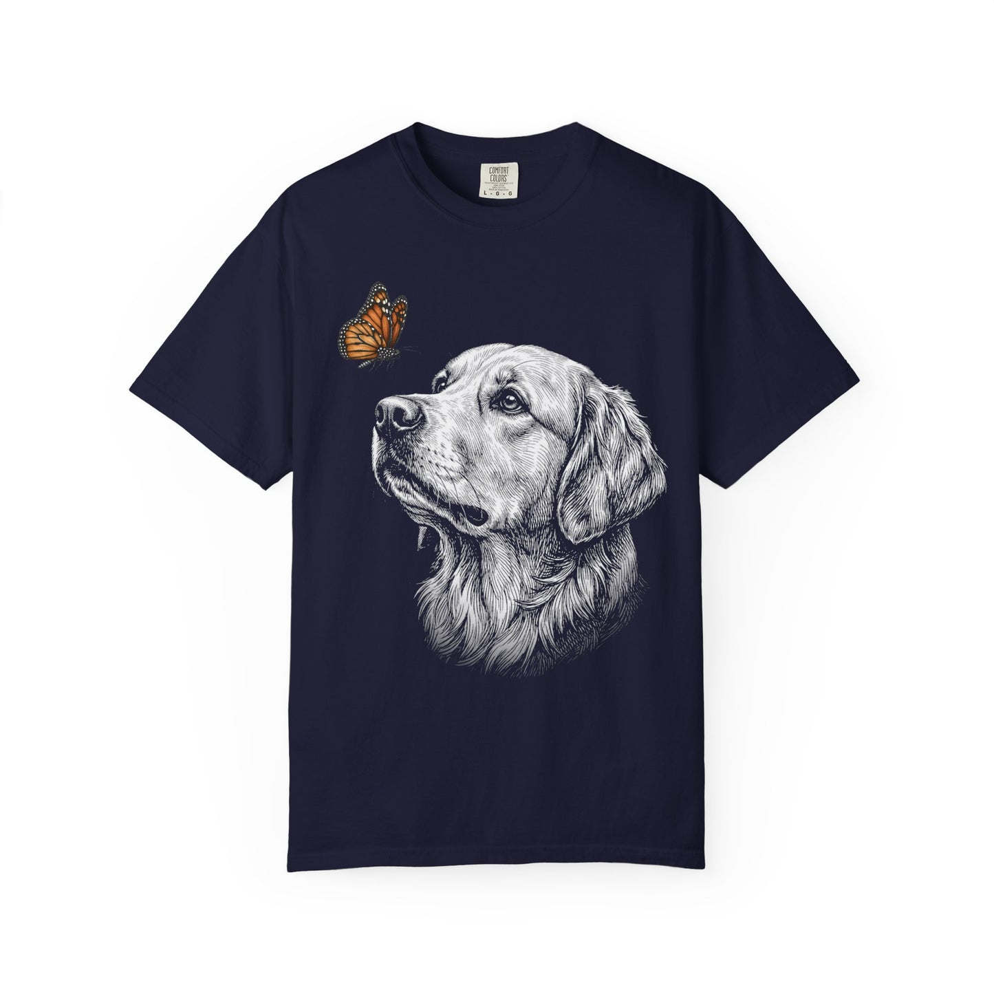 Hello Butterfly Golden Retriever T-Shirt