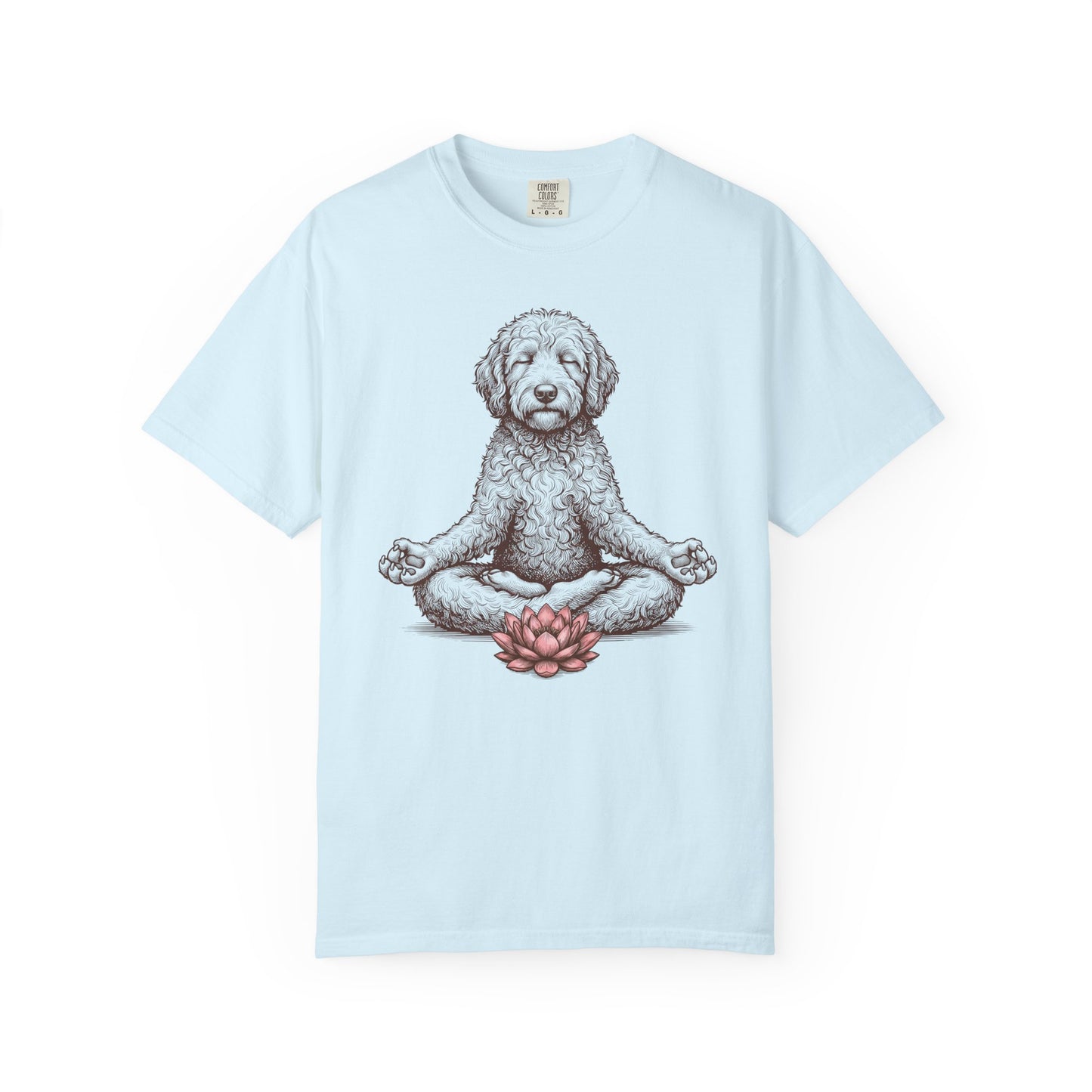 Labradoodle State of Mind T-Shirt in Chambray from When Dogs Fly
