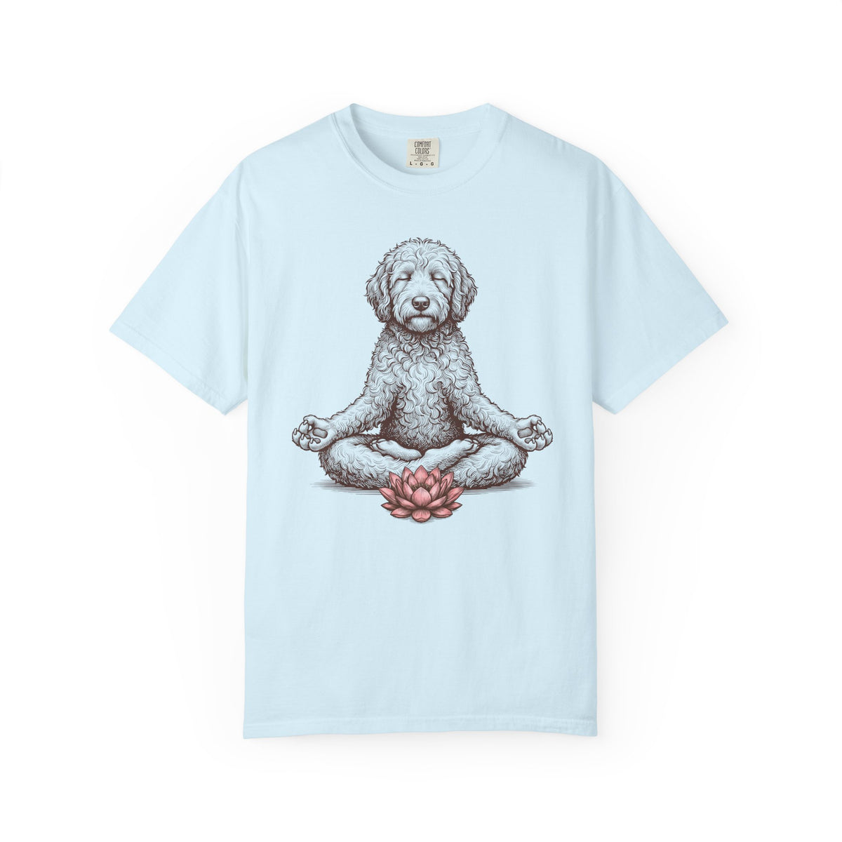 Labradoodle State of Mind T-Shirt in Chambray from When Dogs Fly
