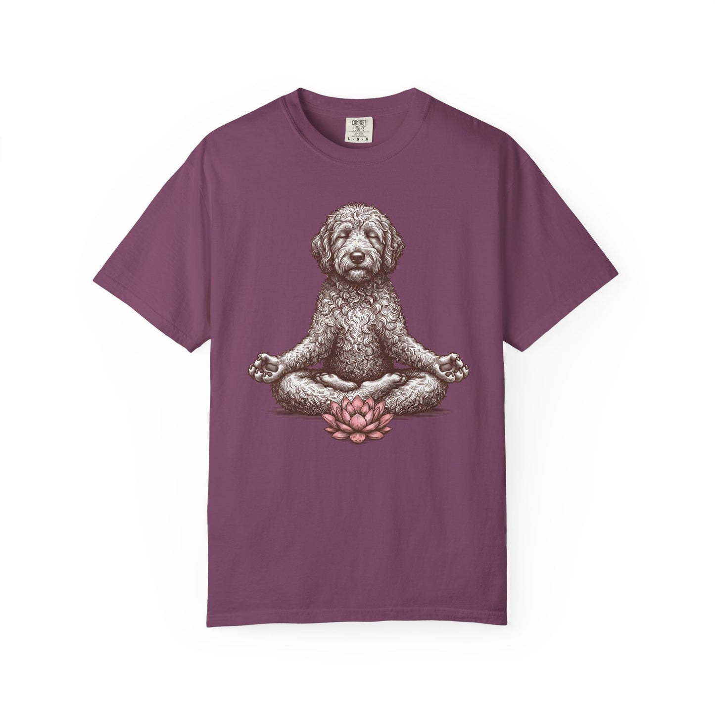 Labradoodle State of Mind T-Shirt in Berry from When Dogs Fly