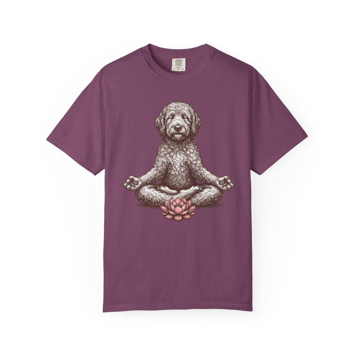 Labradoodle State of Mind T-Shirt in Berry from When Dogs Fly