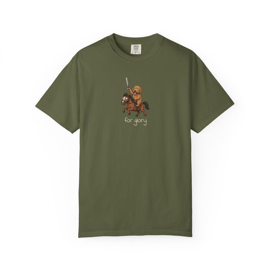 For Glory Labradoodle T-Shirt in Hemp from When Dogs Fly