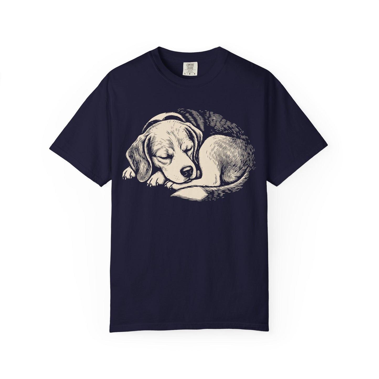 Cozy Nap Time Beagle T-Shirt from When Dogs Fly