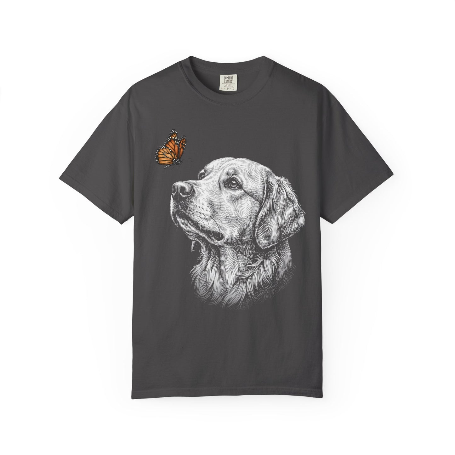 Hello Butterfly Golden Retriever T-Shirt