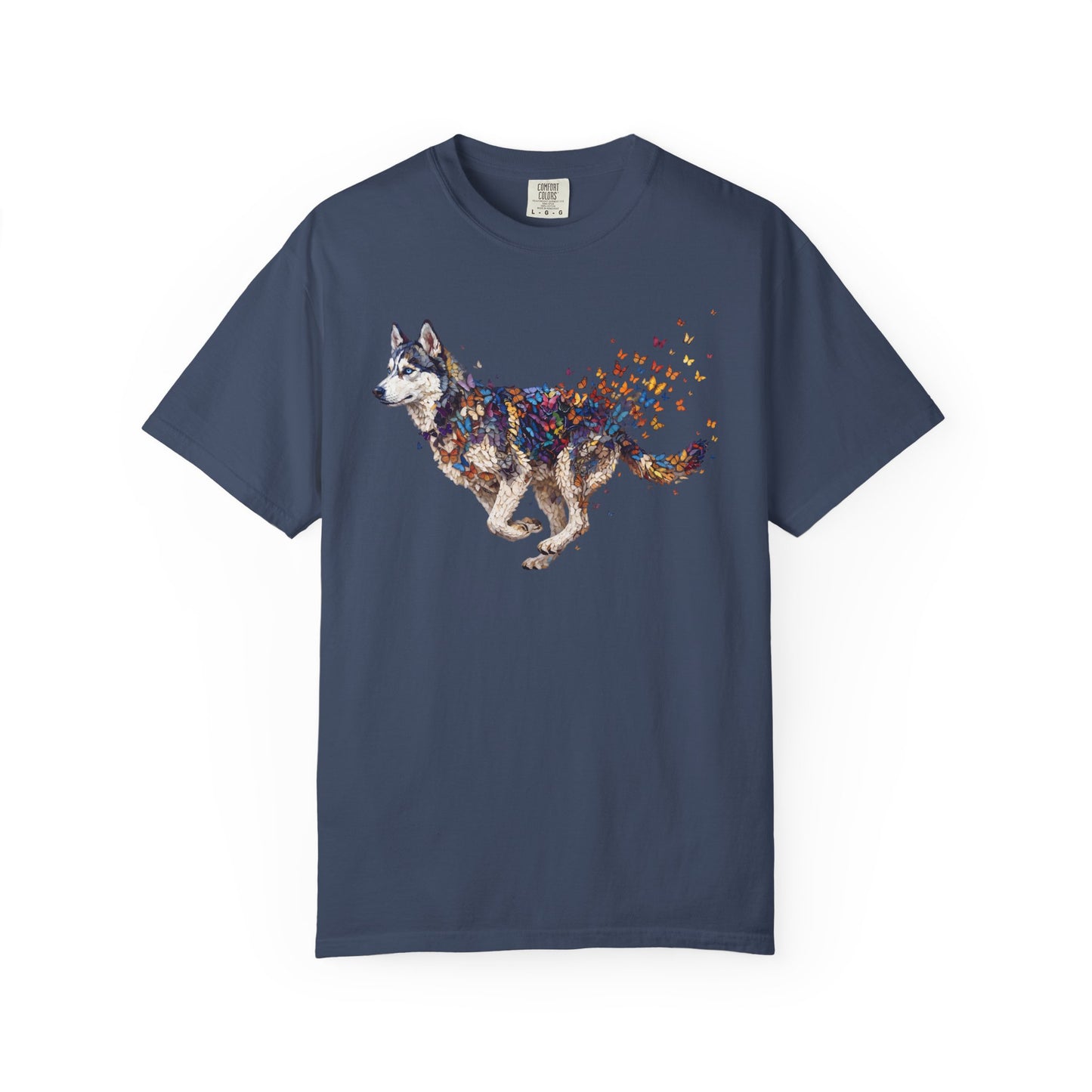 Wild & Free Siberian Husky T-Shirt in Midnight from When Dogs Fly
