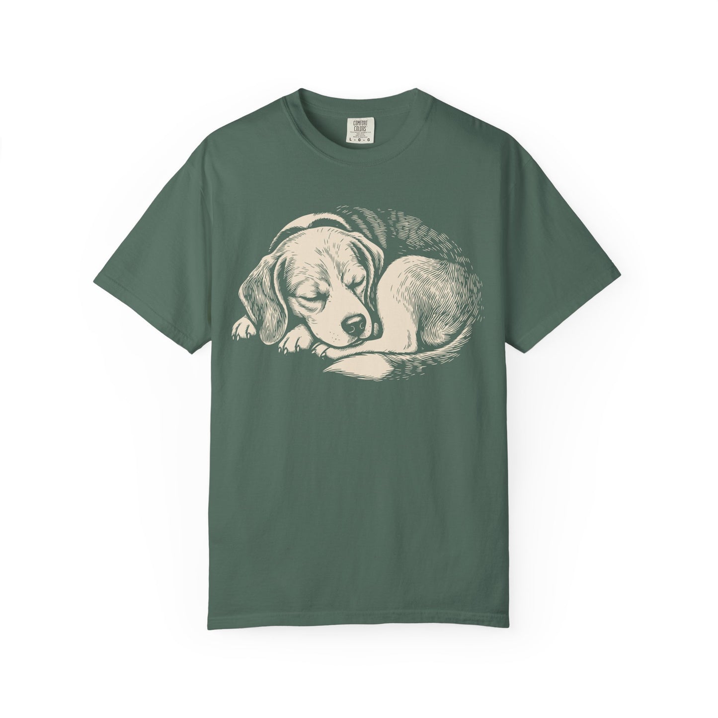 Cozy Nap Time Beagle T-Shirt from When Dogs Fly