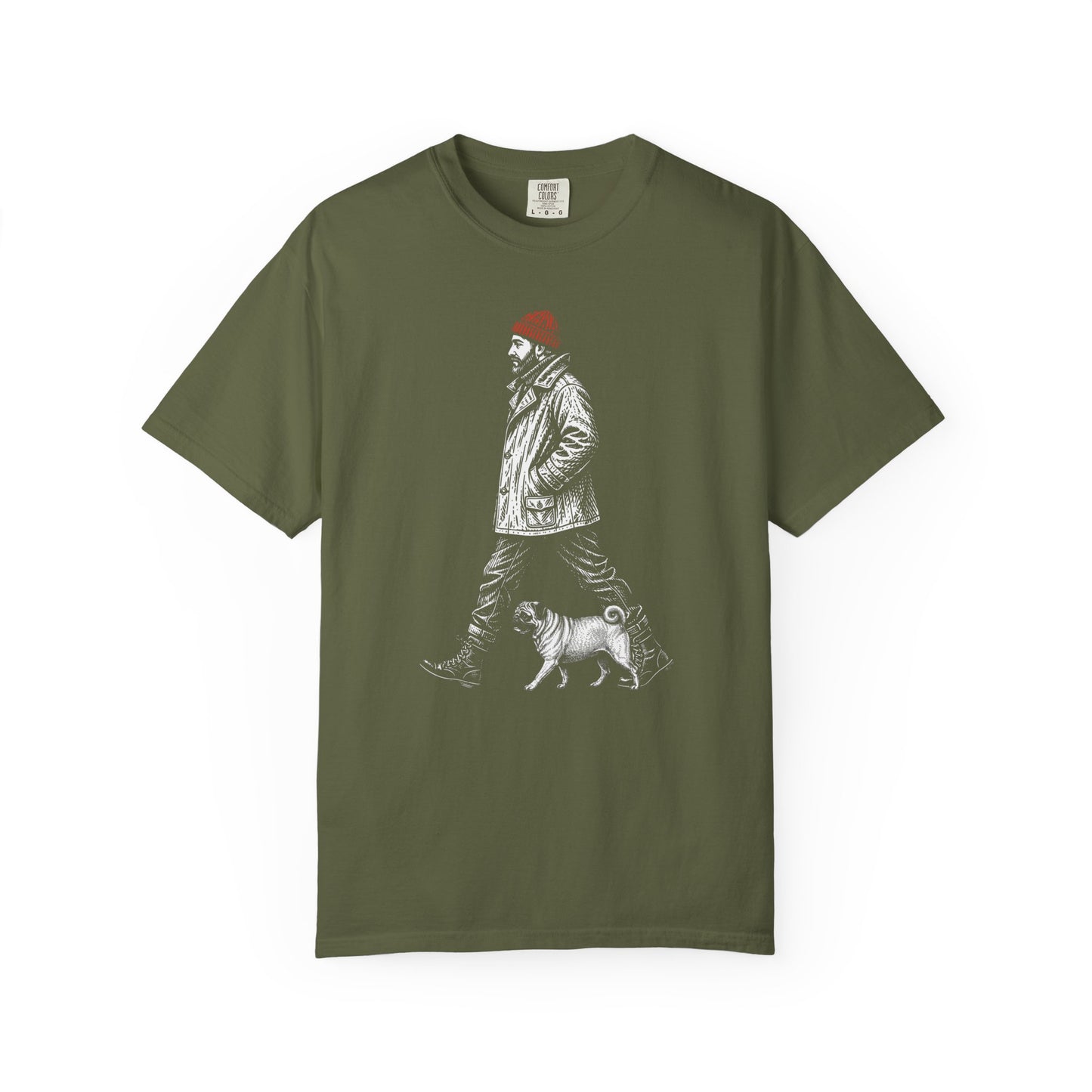 Good Company Vintage Pug T-Shirt in Hemp from When Dogs Fly