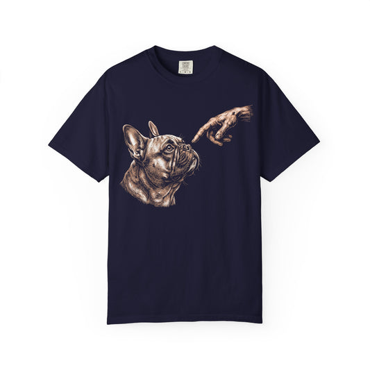 The Big Boop French Bulldog T-Shirt in True Navy from When Dogs Fly