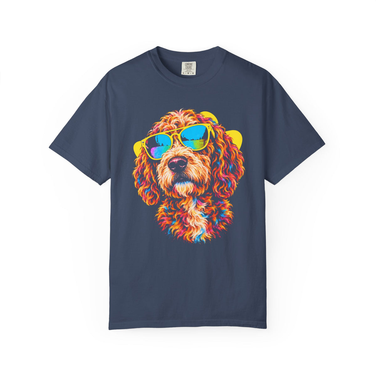 Pawsitively Stylish Labradoodle T-Shirt in Midnight from When Dogs Fly