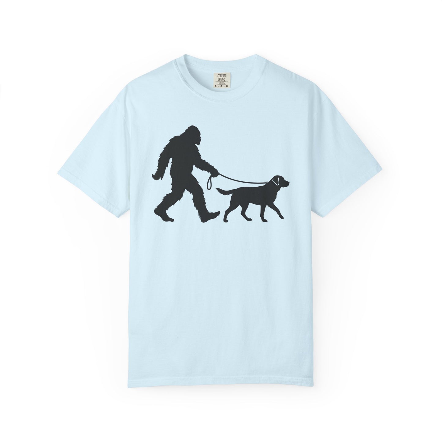 Bigfoot's Labrador Retriever T-Shirt in Chambray from When Dogs Fly