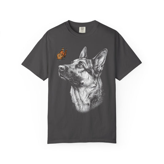 Hello Butterfly German Shepherd T-Shirt