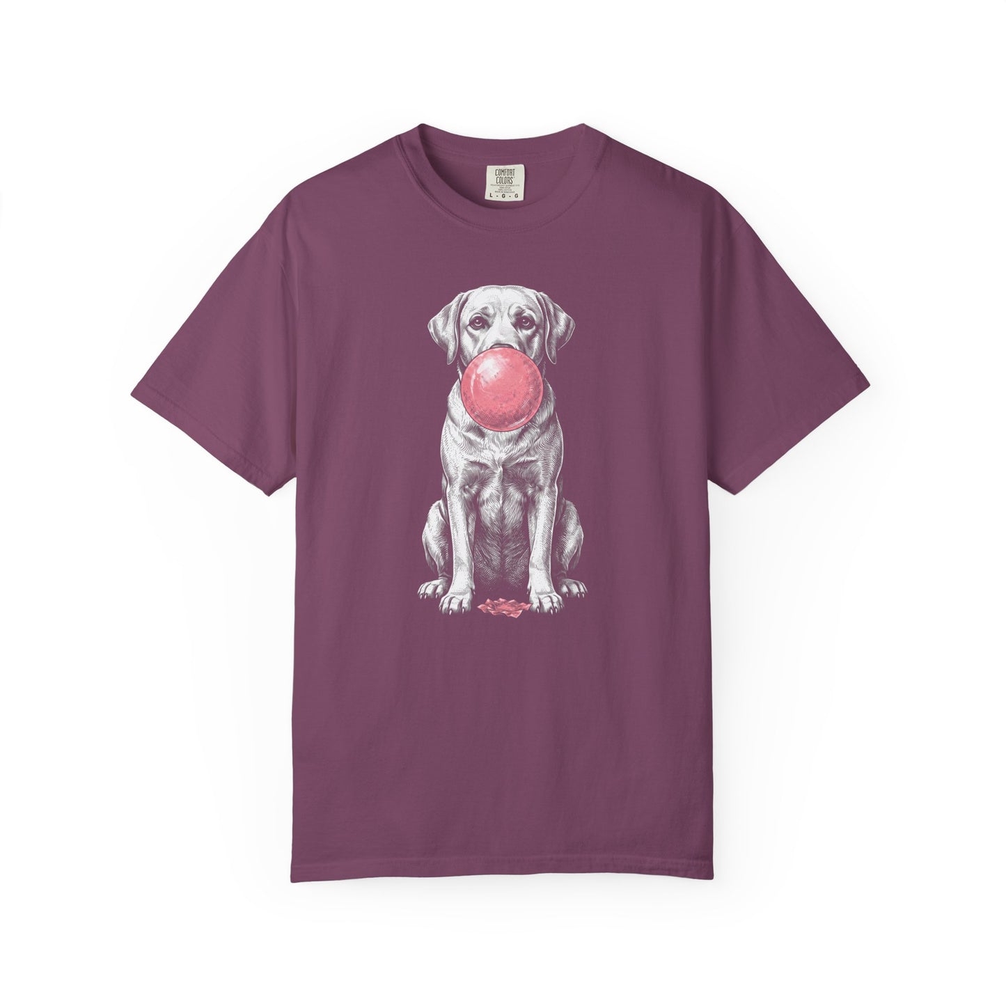Bubblegum Labrador Retriever T-Shirt in Berry from When Dogs Fly