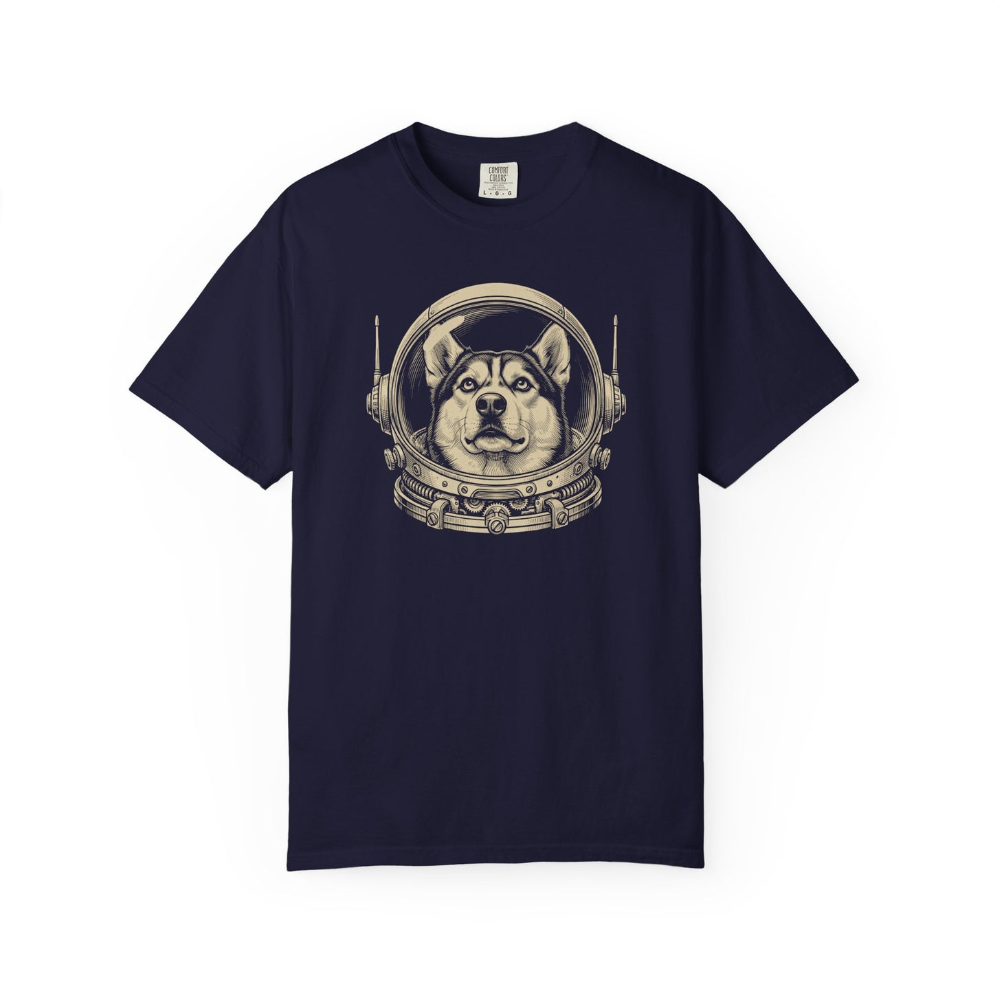 Astronaut Siberian Husky T-Shirt