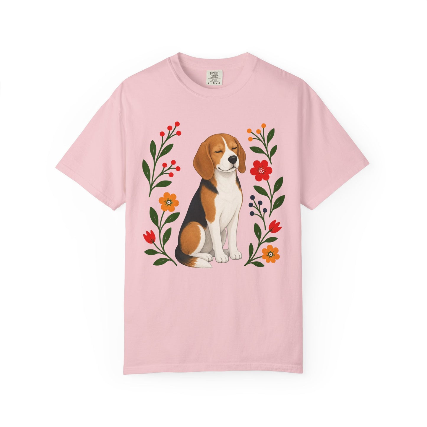 Wildflower Daydreaming Beagle T-Shirt