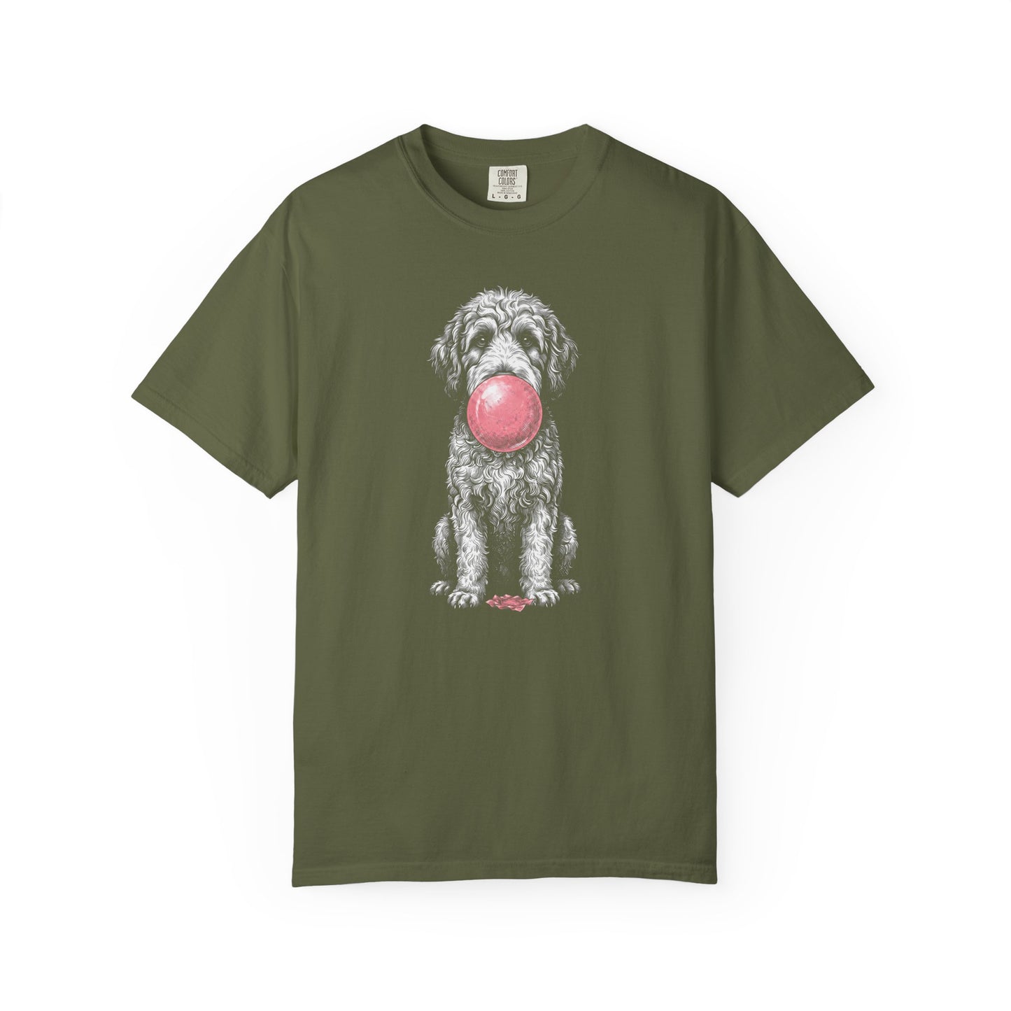 Bubblegum Labradoodle T-Shirt from When Dogs Fly