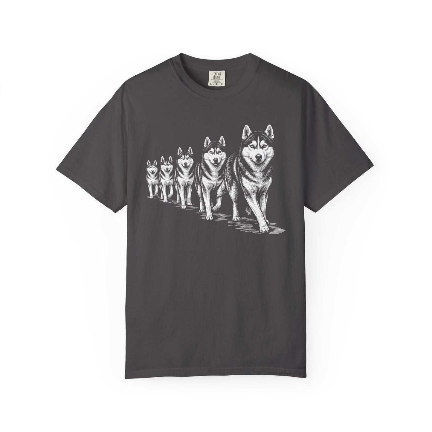 Marching Siberian Huskies T-Shirt