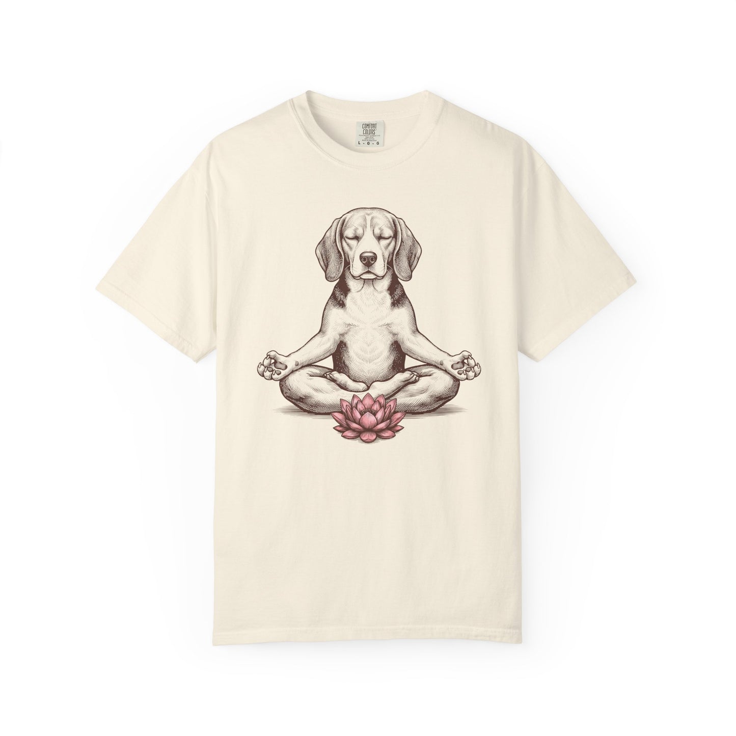 Beagle State of Mind T-Shirt in Ivory from When Dogs Fly