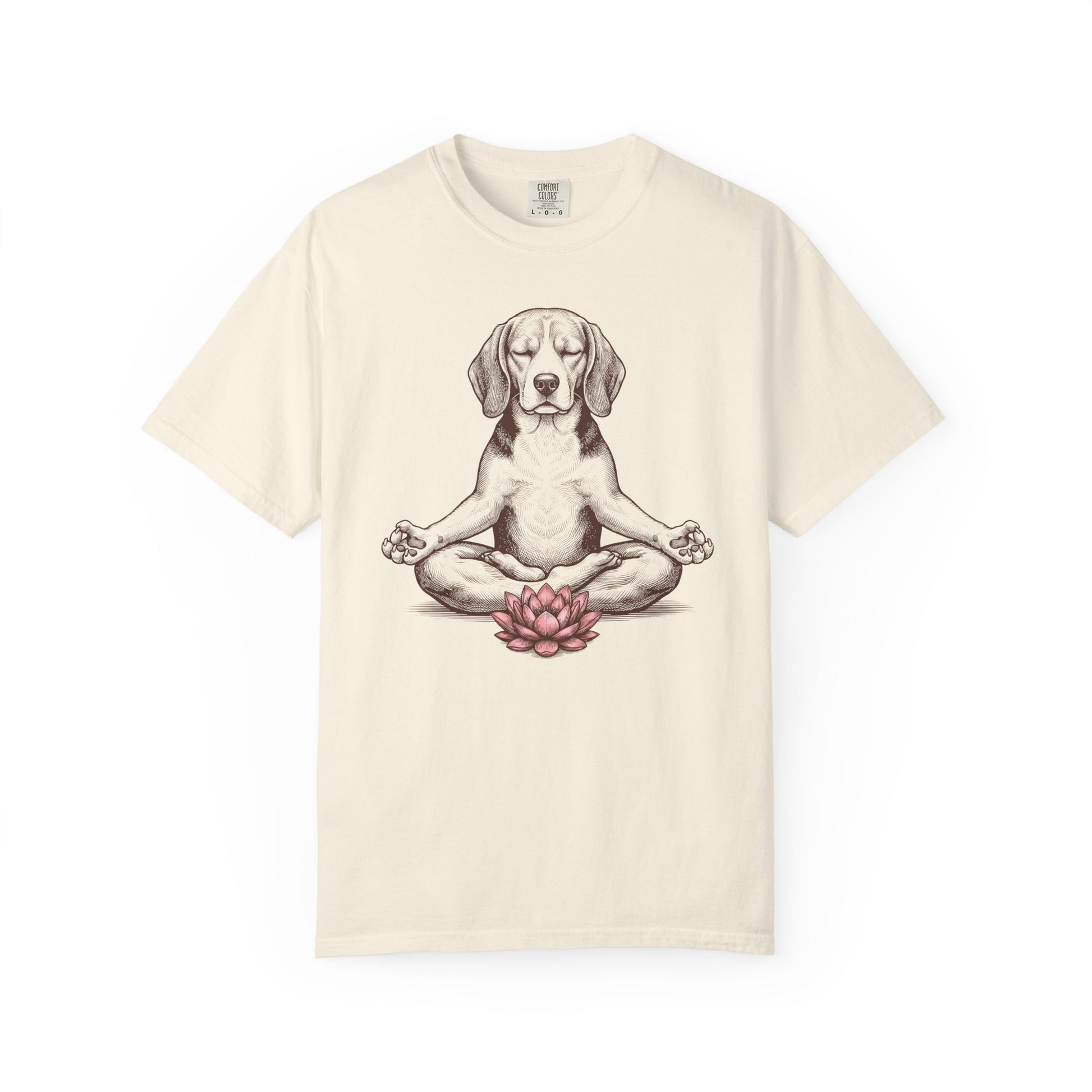 Beagle State of Mind T-Shirt in Ivory from When Dogs Fly