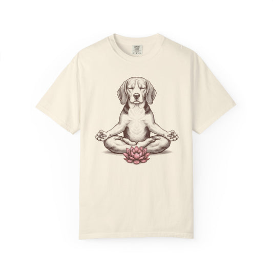 Beagle State of Mind T-Shirt in Ivory from When Dogs Fly