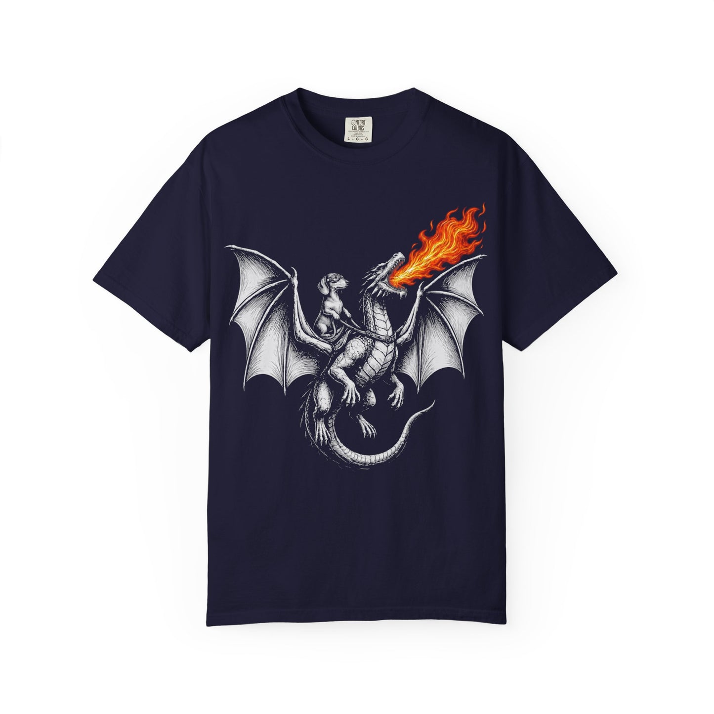 Dragon Riding Dachshund T-Shirt