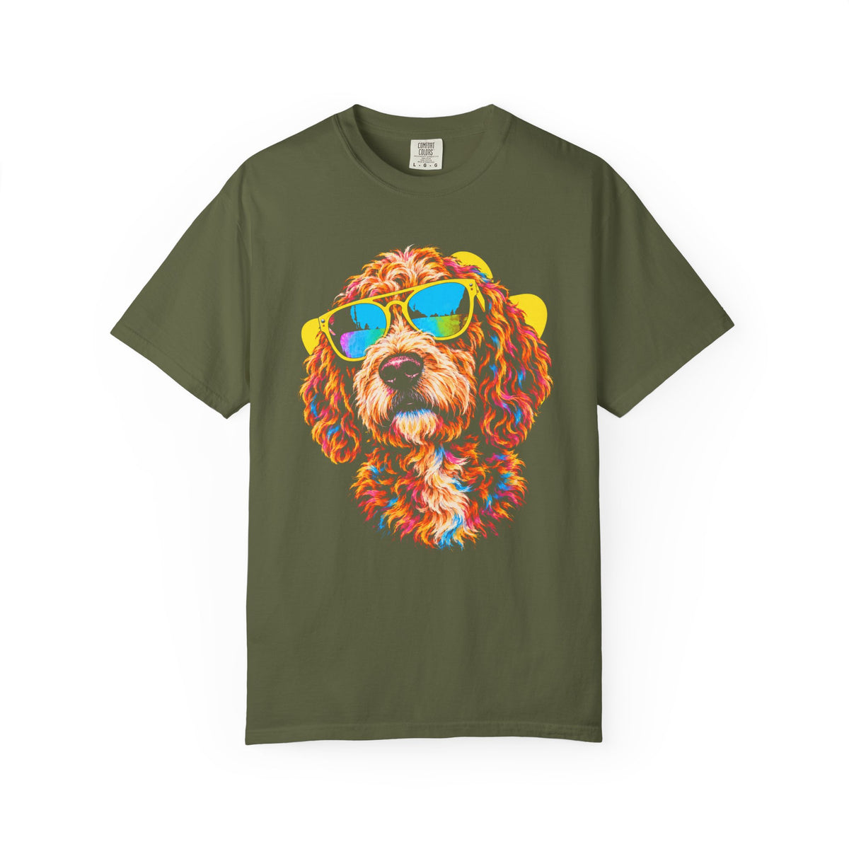 Pawsitively Stylish Labradoodle T-Shirt in Hemp from When Dogs Fly