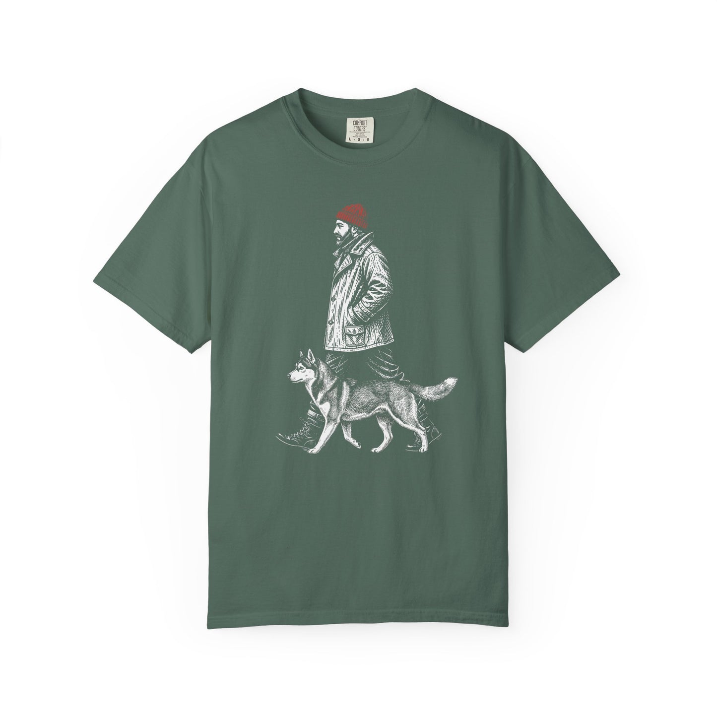 Good Company Vintage Siberian Husky T-Shirt in Blue Spruce from When Dogs Fly