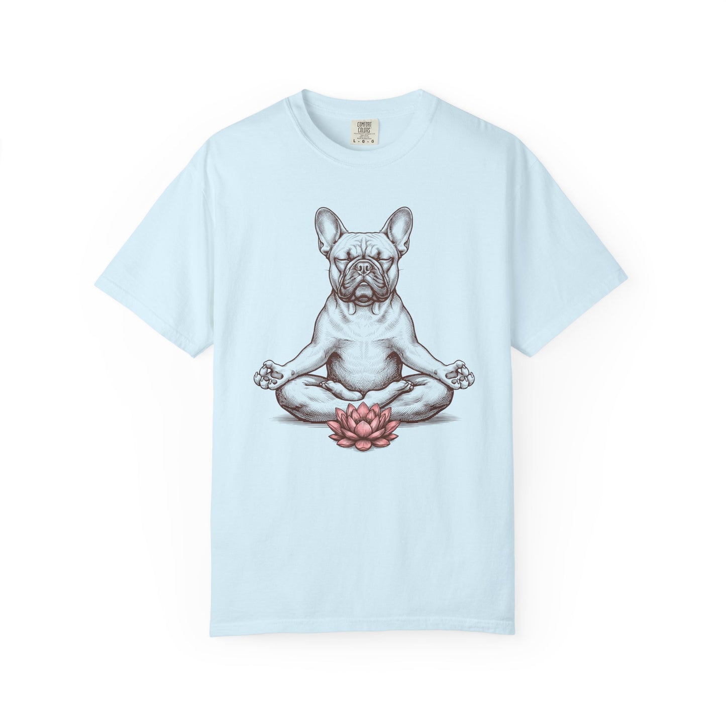 French Bulldog State of Mind T-Shirt in Chambray from When Dogs Fly