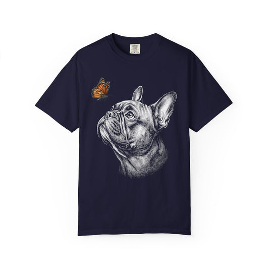 Hello Butterfly French Bulldog T-Shirt
