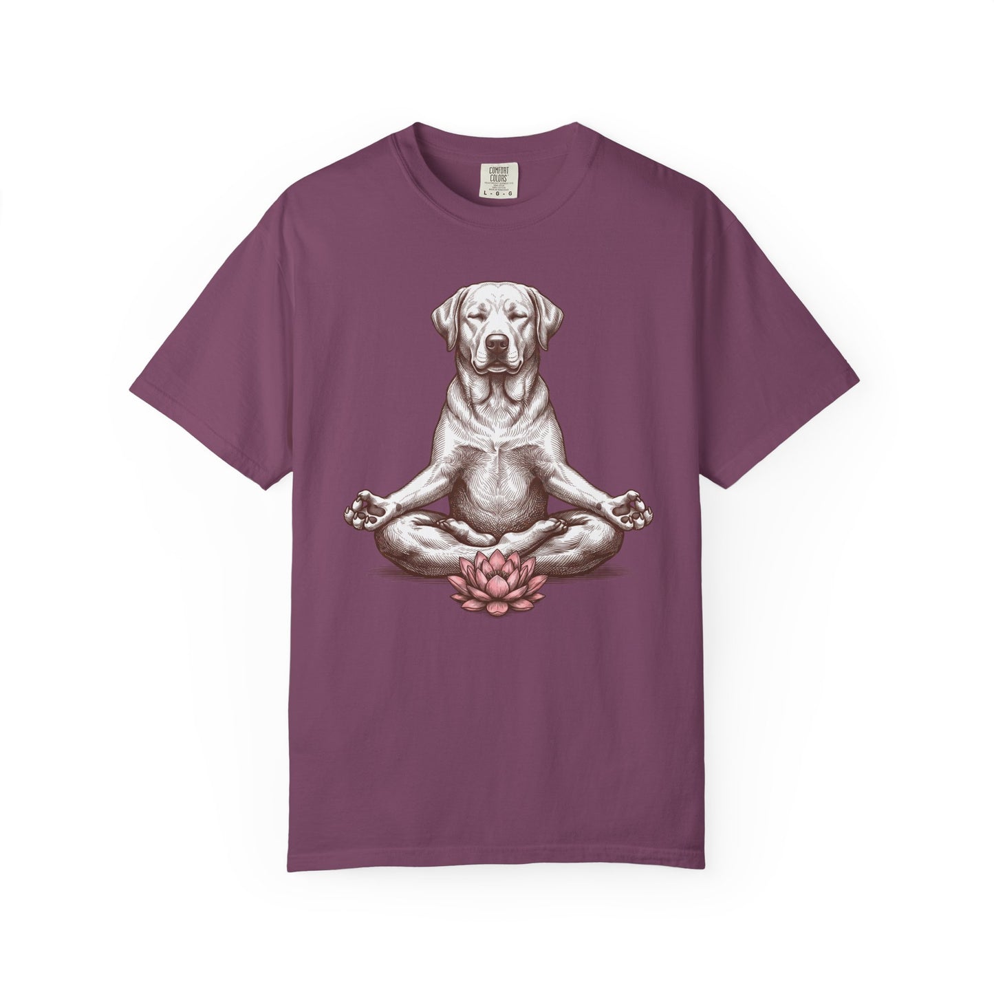 Labrador Retriever State of Mind T-Shirt in Berry from When Dogs Fly