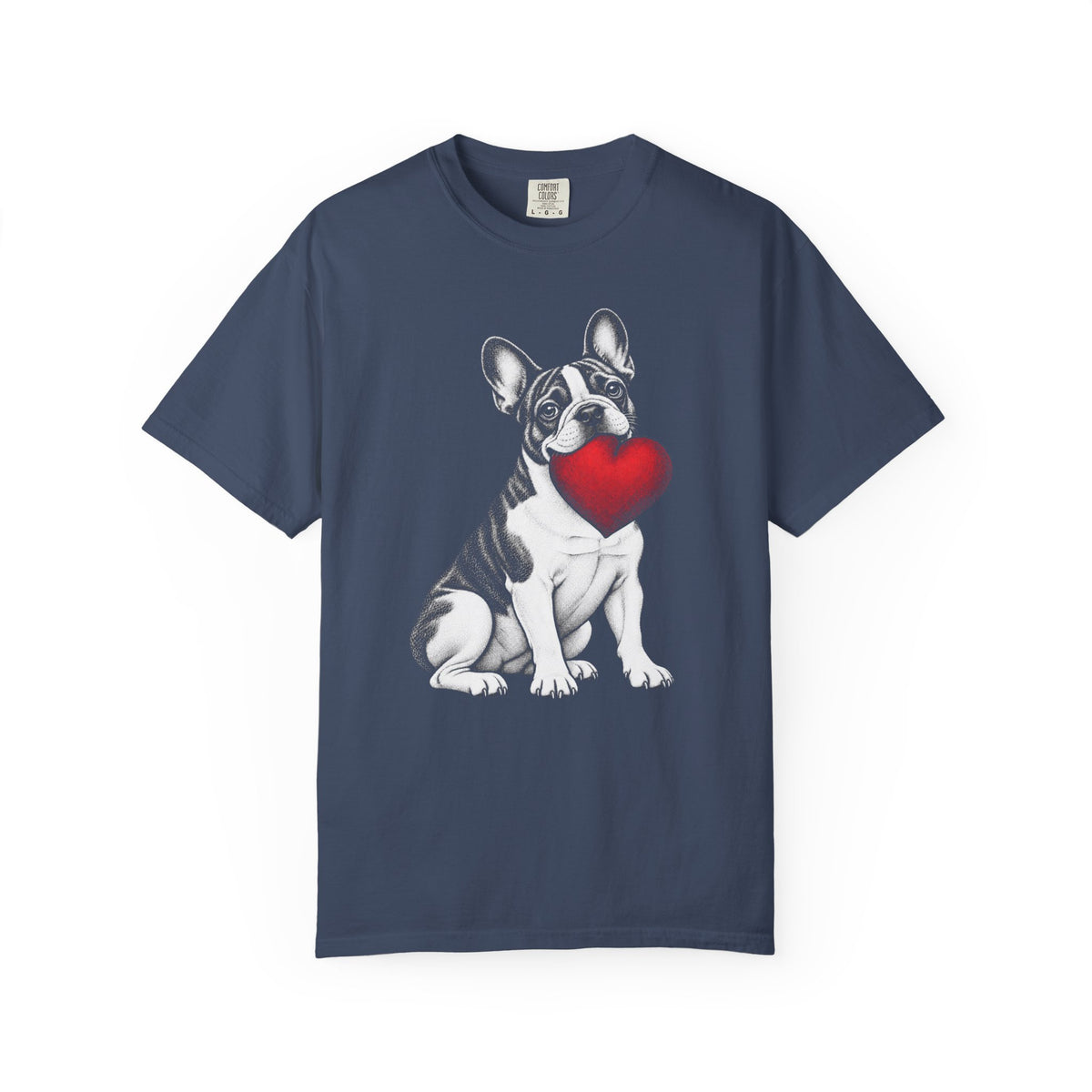 French Bulldog Stole My Heart T-Shirt in Midnight from When Dogs Fly