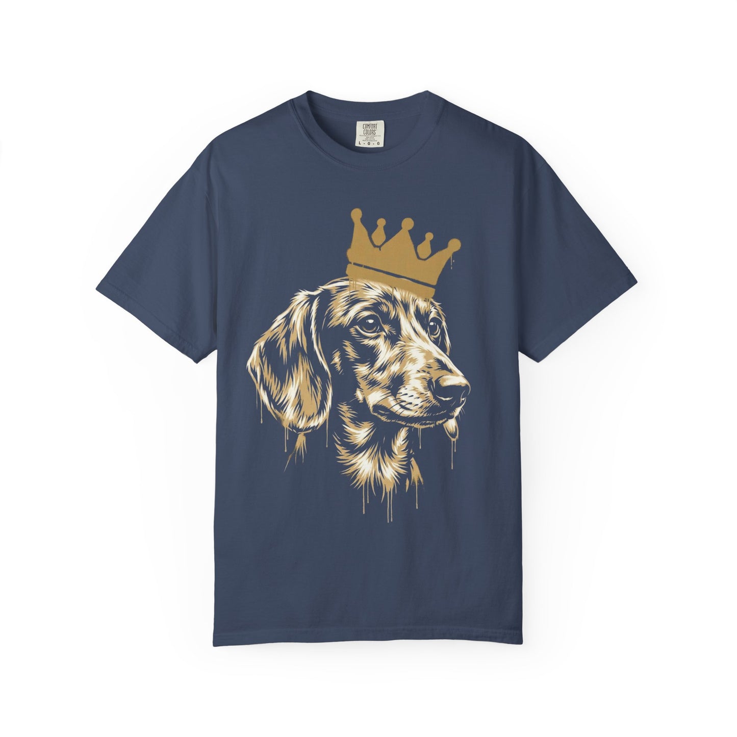 Long Live the Dachshund T-Shirt in Midnight from When Dogs Fly