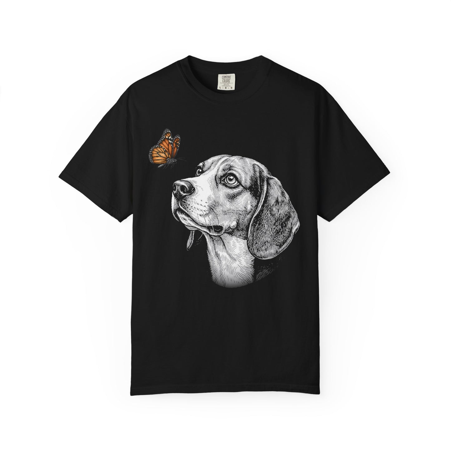 Hello Butterfly Beagle T-Shirt